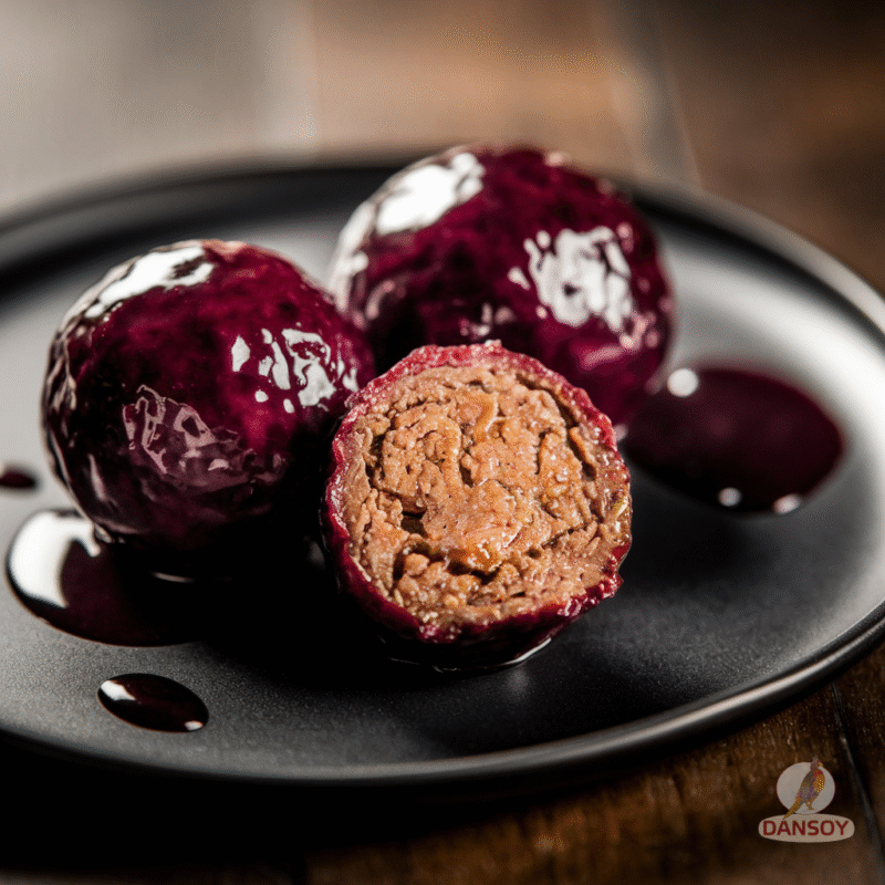 глазуровані фрикадельки у копченому соусі