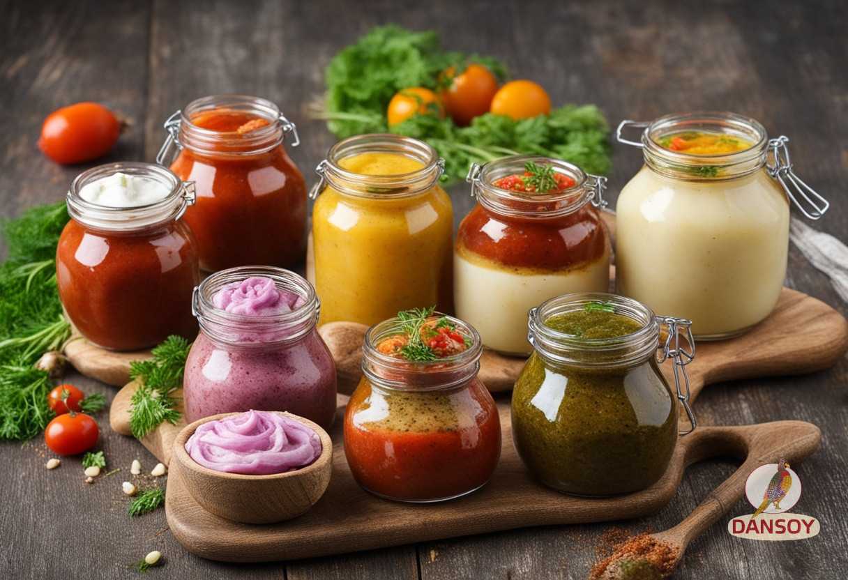 Sauces innovantes pour les plats