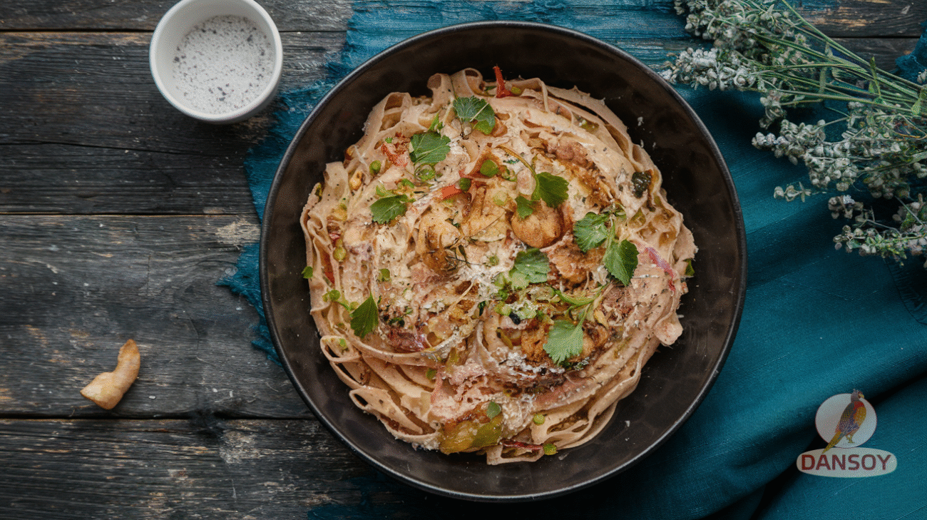 Морепродуктова паста в томатному соусі