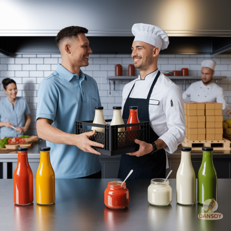 Постачальник соусів для ресторану