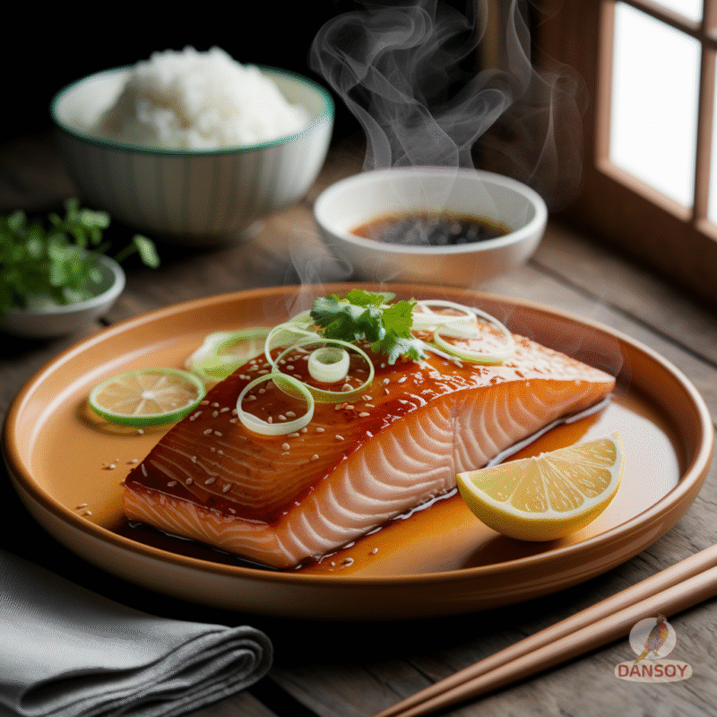 Запечена риба в соєвому