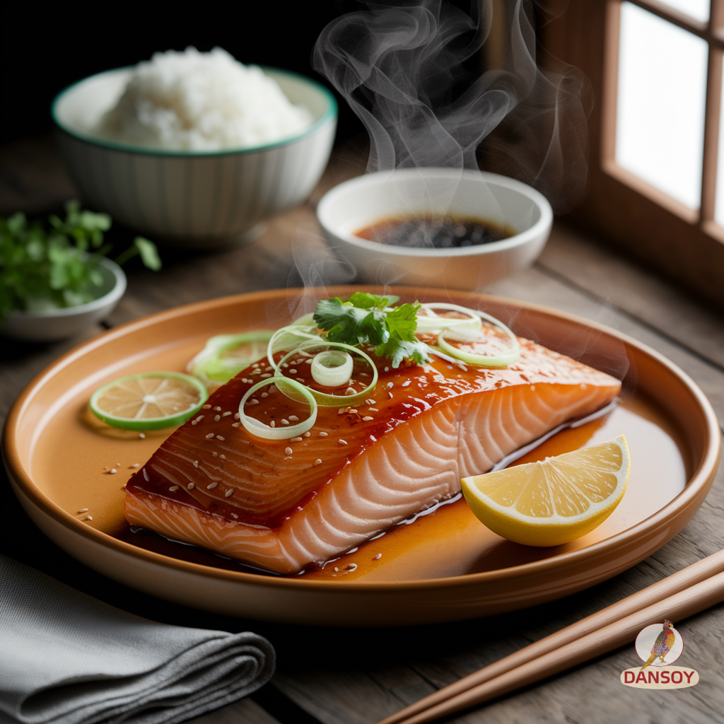 Запечена риба в соєвому