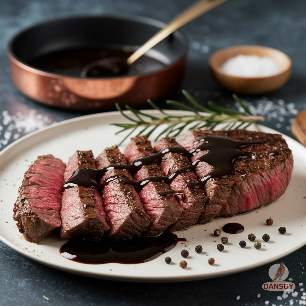 Illustration for section: стейк з перцем