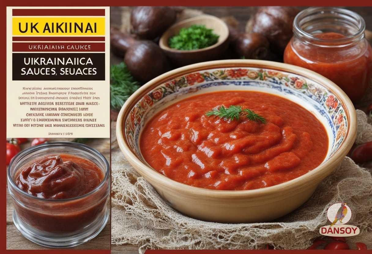 Die Rezepte für ukrainische Soßen sind natürlich