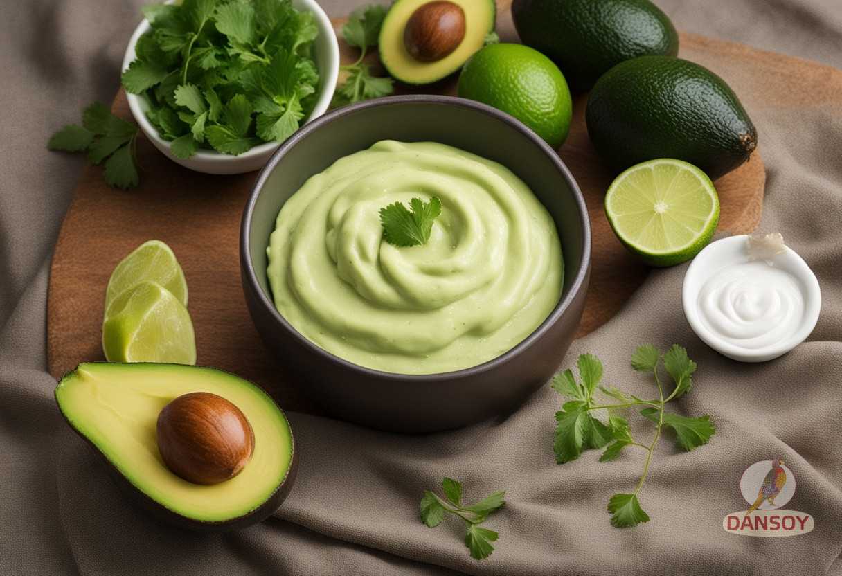 Illustration for section: 5. Avocado and lime sauce This modern recipe will add Ukrainian sauces