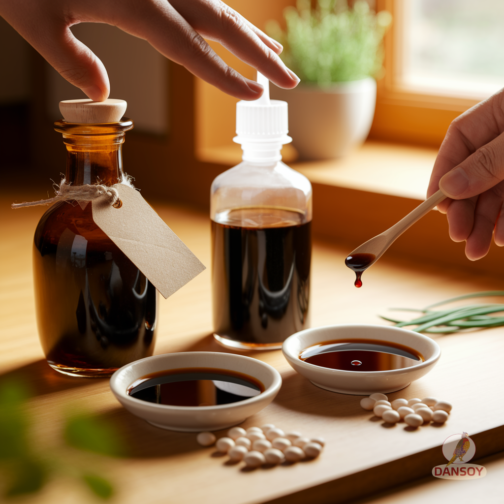 Illustration for section: Етикетка розповість багато про продукт: шукайте слова - вибір соєвого соусу