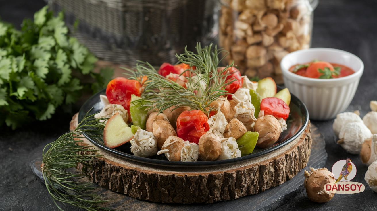 Легкі закуски з соусами