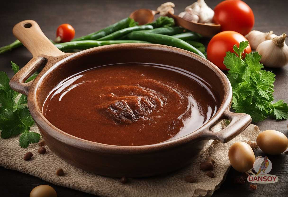 Illustration de la section : Hacher grossièrement les légumes pour les sauces pour grillades. Sauter les autres - Sauces gastronomiques.