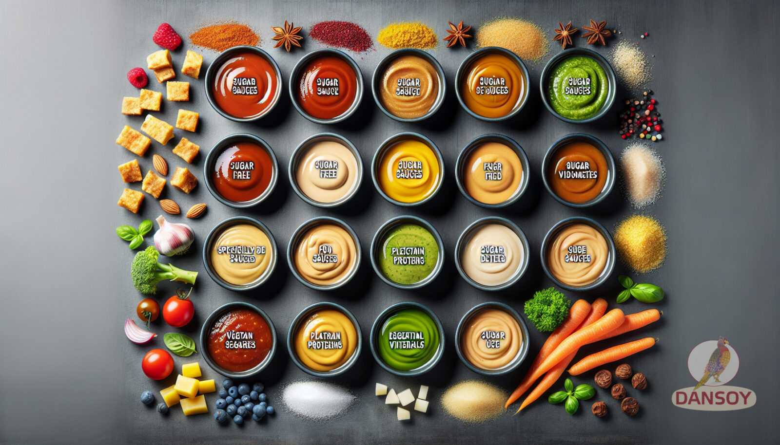 Sauces sans sucre pour végétariens