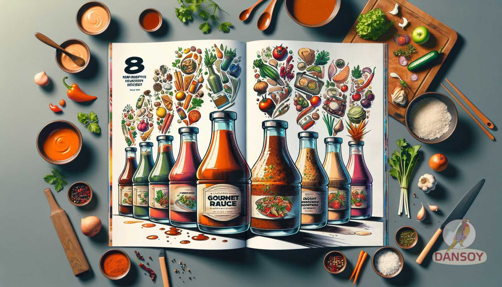 8 new creative healthy sauces