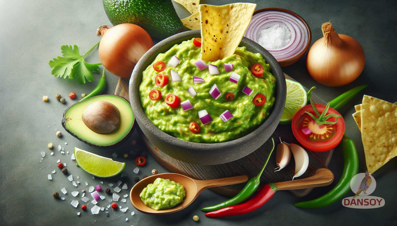 Illustration für Abschnitt: 5. Guacamole-Sauce Guacamole ist mexikanische Wachtel – gesunde Saucen