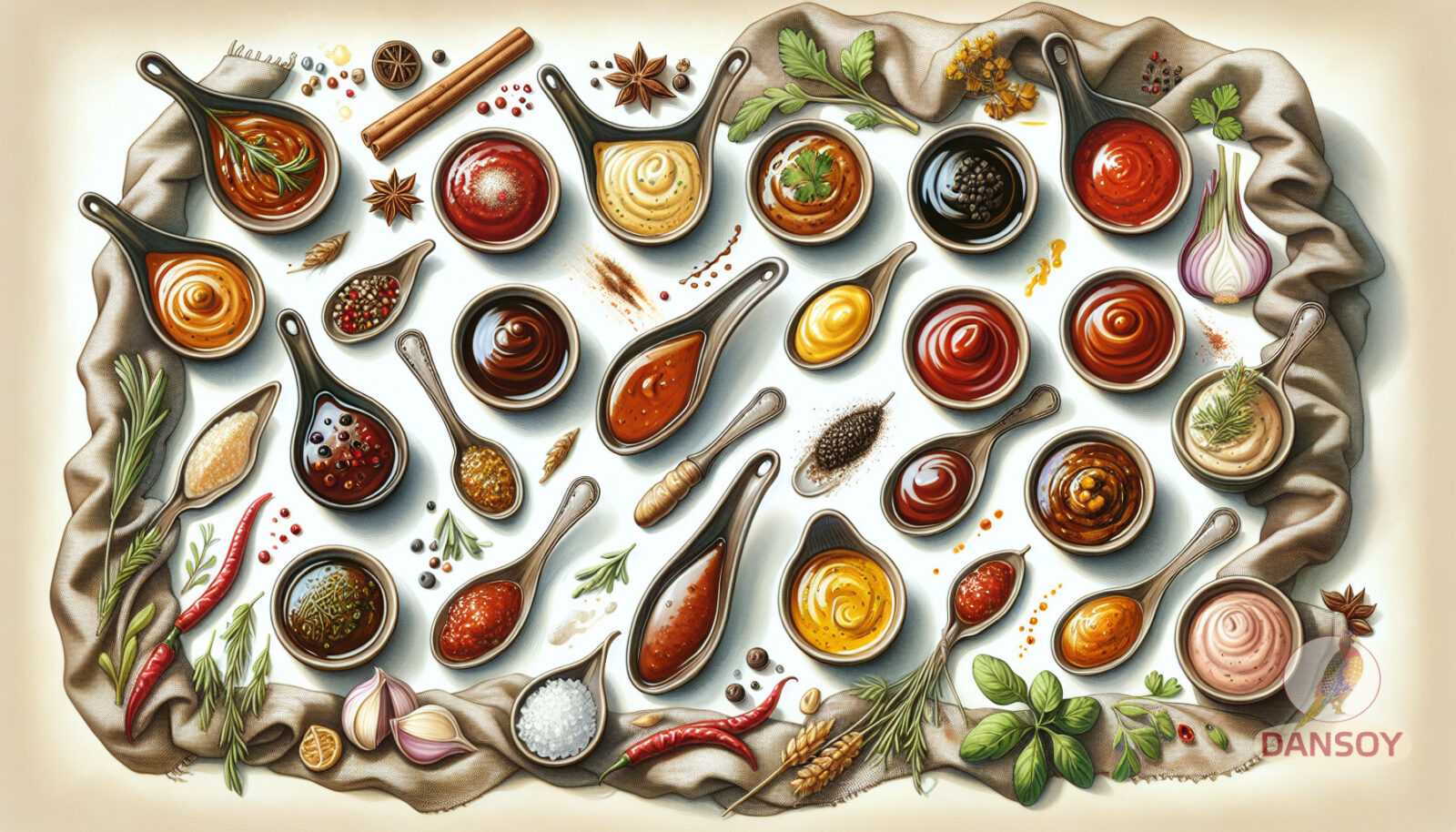 Ukrainian sauces - new tastes